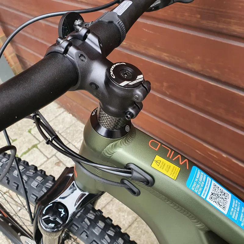 2021 Orbea Wild 30 29er Hardtail MTB in Green Black Medium